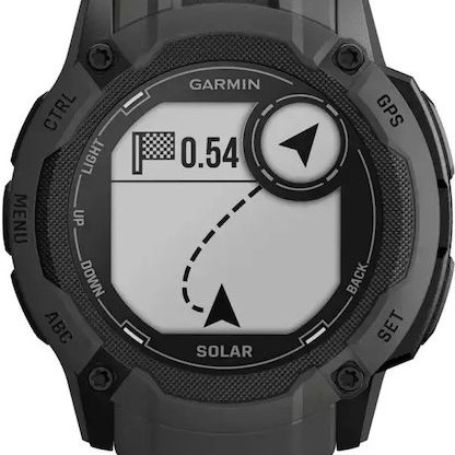 Garmin Instinct 2X Solar 50mm Αδιάβροχο Smartwatch με Παλμογράφο (Graphite)