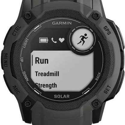 Garmin Instinct 2X Solar 50mm Αδιάβροχο Smartwatch με Παλμογράφο (Graphite)