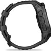 Garmin Instinct 2X Solar 50mm Αδιάβροχο Smartwatch με Παλμογράφο (Graphite)