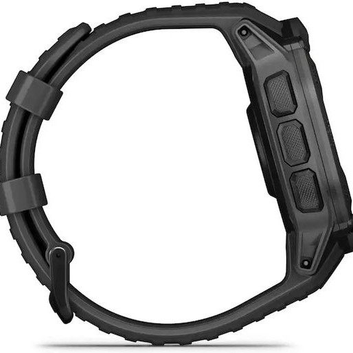 Garmin Instinct 2X Solar 50mm Αδιάβροχο Smartwatch με Παλμογράφο (Graphite)