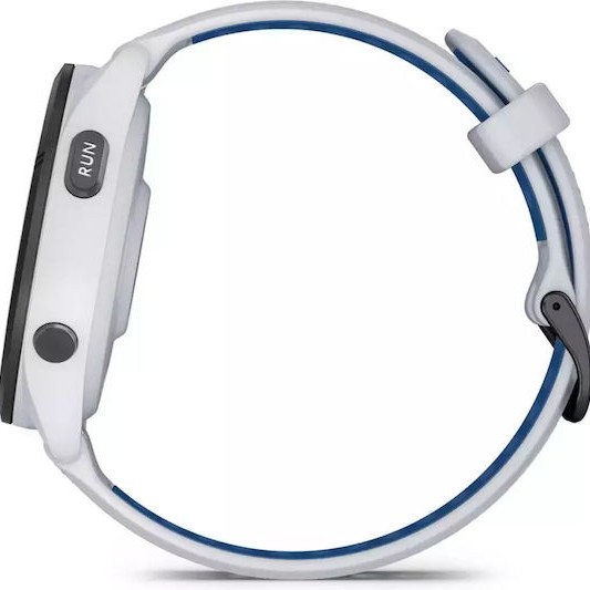 Garmin Forerunner 265 46mm Αδιάβροχο Smartwatch με Παλμογράφο (Whitestone/Tidal Blue)