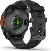Garmin Fenix 8 Stainless Steel 47mm Αδιάβροχο Smartwatch με Παλμογράφο (Slate Grey With Black Silicone Band)