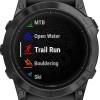 Garmin Epix Pro Stainless Steel 51mm Αδιάβροχο Smartwatch με Παλμογράφο (Slate Grey with Black Band)