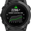 Garmin Epix Pro Stainless Steel 51mm Αδιάβροχο Smartwatch με Παλμογράφο (Slate Grey with Black Band)