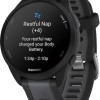 Garmin Forerunner 165 43mm Αδιάβροχο Smartwatch με Παλμογράφο (Black/Slate Gray)
