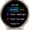 Garmin Vivoactive 5 Aluminium 42mm Αδιάβροχο Smartwatch με Παλμογράφο (Ivory)