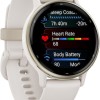 Garmin Vivoactive 5 Aluminium 42mm Αδιάβροχο Smartwatch με Παλμογράφο (Ivory)