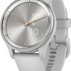 Garmin Vívomove Trend Stainless Steel 40mm Αδιάβροχο Smartwatch με Παλμογράφο (Ασημί)