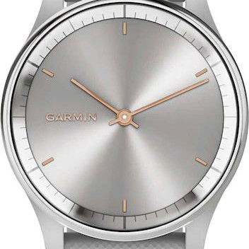 Garmin Vívomove Trend Stainless Steel 40mm Αδιάβροχο Smartwatch με Παλμογράφο (Ασημί)