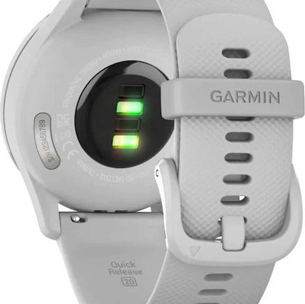 Garmin Vívomove Trend Stainless Steel 40mm Αδιάβροχο Smartwatch με Παλμογράφο (Ασημί)