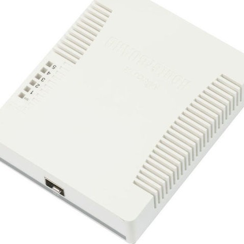 MikroTik RB260GS Unmanaged L2 PoE Switch με 5 Θύρες Gigabit (1Gbps) Ethernet