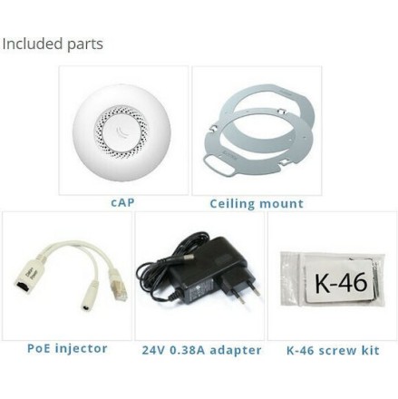 MikroTik RBcAP2nD Access Point Wi‑Fi 4 Single Band (2.4GHz)
