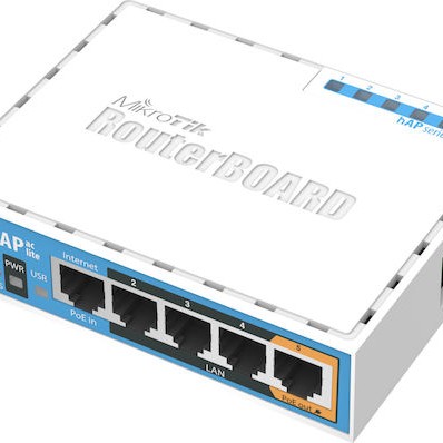 MikroTik hap ac Lite Access Point Wi‑Fi 5 Dual Band (2.4 & 5GHz)