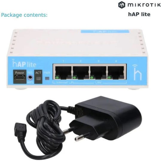 MikroTik RB941-2nD Access Point Wi‑Fi 4 Single Band (2.4GHz)