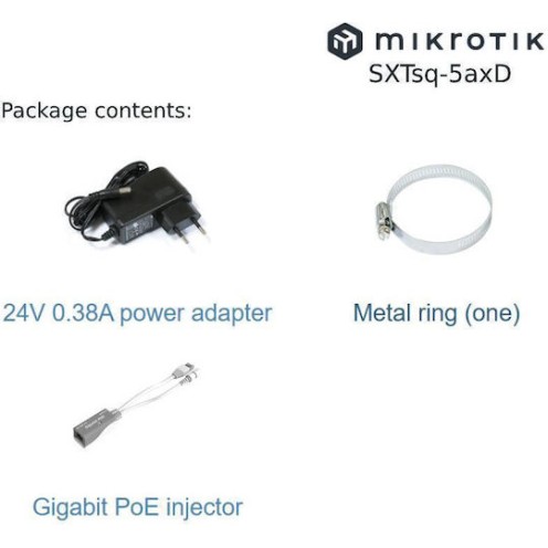 MikroTik SXTsq 5 Ax Εξωτερική Κεραία WiFi 16dBi