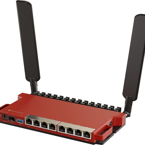MikroTik L009UiGS-2HaxD-IN v7 Ασύρματο Router Wi‑Fi 6 με 8 Θύρες Gigabit