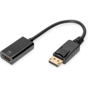Digitus Μετατροπέας DisplayPort male σε HDMI female 1τμχ AK-340415-002-S