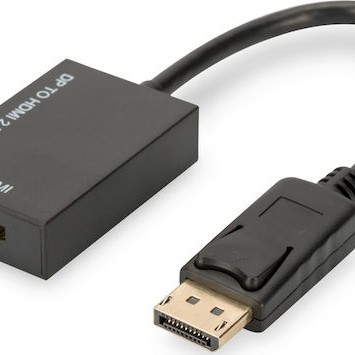 Digitus Μετατροπέας DisplayPort male σε HDMI female 1τμχ AK-340415-002-S