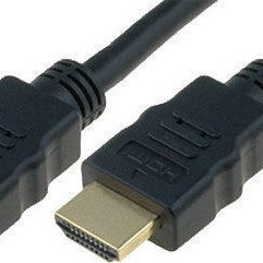 Digitus HDMI 1.4 Cable HDMI male - HDMI male 1m Μαύρο