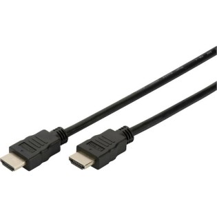 Digitus HDMI 1.4 Cable HDMI male - HDMI male 1m Μαύρο