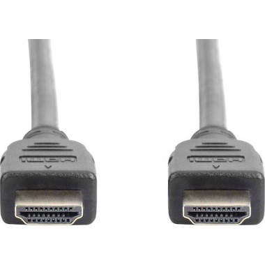 Digitus Ultra High Speed HDMI 2.1 Cable HDMI male - HDMI male 2m Μαύρο