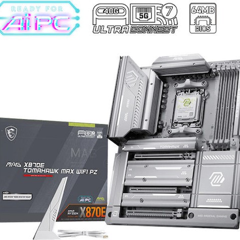 MSI MAG X870E TOMAHAWK MAX WIFI PZ Motherboard ATX με AMD AM5 Socket 7E84-002R