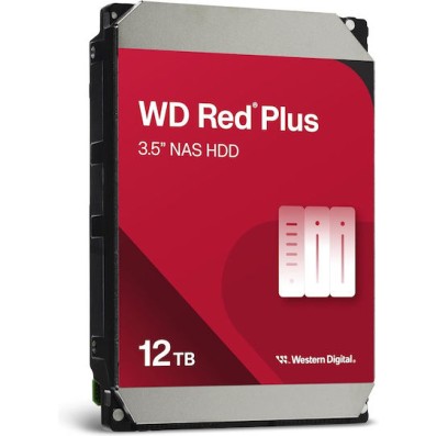 Western Digital Red Plus 12TB HDD Σκληρός Δίσκος 3.5