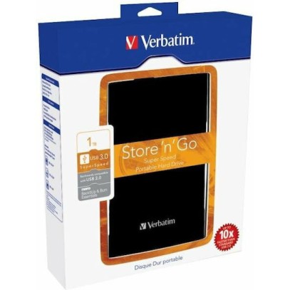 Verbatim Store 'n' Go USB 3.0 Εξωτερικός HDD 1TB 2.5