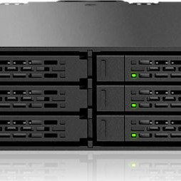 Icy Dock ToughArmor 6x 2.5Inch SATA 6Gbps HDD/SSD Mobile Rack/Cage in 1x 5.25Inch bay Μαύρο MB996SP-6SB