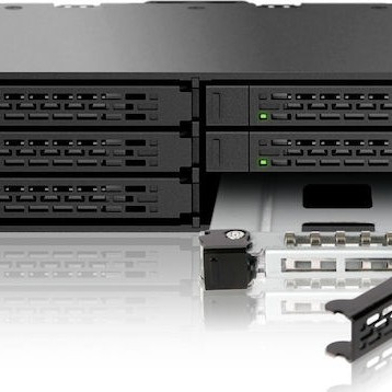 Icy Dock ToughArmor 6x 2.5Inch SATA 6Gbps HDD/SSD Mobile Rack/Cage in 1x 5.25Inch bay Μαύρο MB996SP-6SB