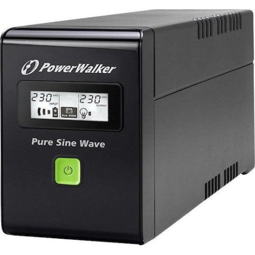 Powerwalker VI 800 USV UPS Line-Interactive 800VA 480W με 4 IEC Πρίζες
