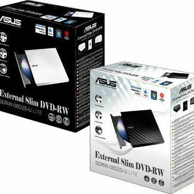 Asus SDRW-08D2S-U Lite Εξωτερικός Οδηγός Εγγραφής/Ανάγνωσης DVD/CD για Laptop / Desktop Μαύρο
