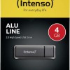 Intenso Alu Line 4GB USB 2.0 Stick Γκρι