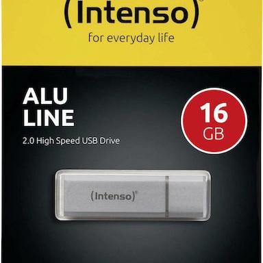 Intenso Alu Line 16GB USB 2.0 Silver