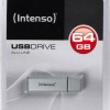 Intenso Alu Line 64GB USB 2.0 Stick Ασημί