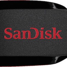 Sandisk Cruzer Blade 32GB USB 2.0 Stick Μαύρο