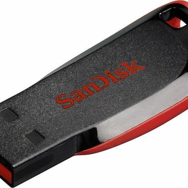 Sandisk Cruzer Blade 32GB USB 2.0 Stick Μαύρο