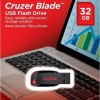 Sandisk Cruzer Blade 32GB USB 2.0 Stick Μαύρο