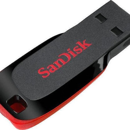 Sandisk Cruzer Blade 64GB USB 2.0 Stick Μαύρο
