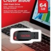 Sandisk Cruzer Blade 64GB USB 2.0 Stick Μαύρο