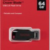 Sandisk Cruzer Blade 64GB USB 2.0 Stick Μαύρο
