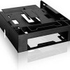 Icy Dock Flex-Fit Trio 2x 2.5 Inch HDD/SSD to 5.25 Inch Bracket with 1x 3.5 Inch Drive/Device Bay Μαύρο (MB343SP)