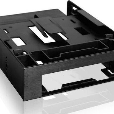 Icy Dock Flex-Fit Trio 2x 2.5 Inch HDD/SSD to 5.25 Inch Bracket with 1x 3.5 Inch Drive/Device Bay Μαύρο (MB343SP)