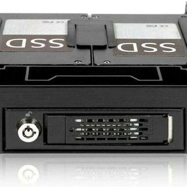 Icy Dock Flex-Fit Trio 2x 2.5 Inch HDD/SSD to 5.25 Inch Bracket with 1x 3.5 Inch Drive/Device Bay Μαύρο (MB343SP)