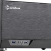 Silverstone GD09B Home Theater Κουτί Υπολογιστή Μαύρο