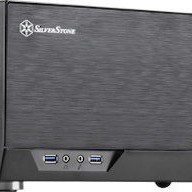 Silverstone GD09B Home Theater Κουτί Υπολογιστή Μαύρο