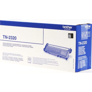 Brother TN-2320 Γνήσιο Toner Laser Εκτυπωτή Μαύρο High Capacity 2600 Σελίδων TN-2320