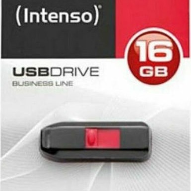 Intenso Business Line 16GB USB 2.0 Stick Μαύρο