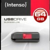 Intenso Business Line 64GB USB 2.0 Stick Μαύρο