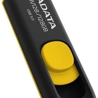 Adata DashDrive UV128 128GB USB 3.0 Stick Μαύρο